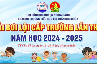 GIẢI BƠI LỘI CẤP TRƯỜNG – LẦN THỨ I -NĂM HỌC 2024-2025