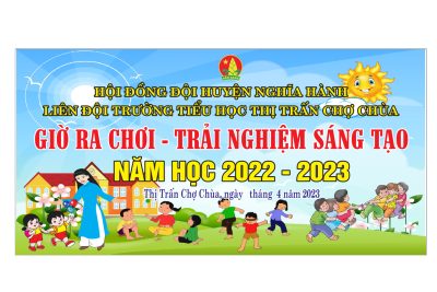 Giờ ra chơi Trải nghiệm sáng tạo – Năm học 2022-2023