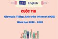 Hướng dẫn Tổ chức kì thi Olympic Tiếng Anh trên mạng cấp trường – Năm học 2022-2023